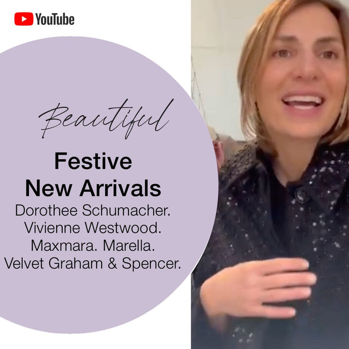 Beautiful Festive New Arrivals | Dorothee Schumacher Velvet Maxmara | Bowns Cambridge #festivewear