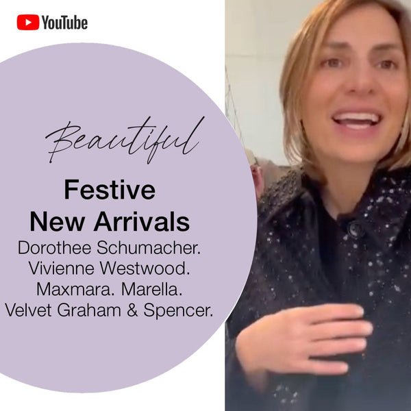 Beautiful Festive New Arrivals | Dorothee Schumacher Velvet Maxmara | Bowns Cambridge #festivewear