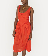 Load image into Gallery viewer, vivienne-westwood-sunday-dress-in-orange
