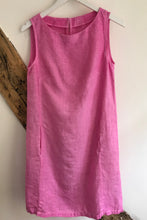 Load image into Gallery viewer, 120-_-lino-short-linen-dress-in-pink-1
