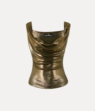 Load image into Gallery viewer, Vivienne Westwood Women's Metallic Jersey ANNA Top
