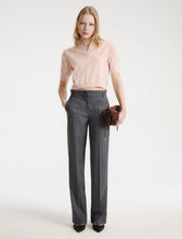 Load image into Gallery viewer, 3366126402001-mlsavocado_-marella-womens-sequinned-boucle-cotton-polo-shirt-powder
