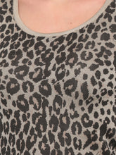 Load image into Gallery viewer, Marella Kintted Leopard Print T-Shirt
