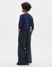 Load image into Gallery viewer, Margaret Howell MHL. Crew Neck T-Shirt Hemp Cotton Workwear Blue
