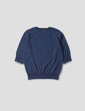 Load image into Gallery viewer, Margaret Howell MHL. Crew Neck T-Shirt Hemp Cotton Workwear Blue
