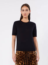 Load image into Gallery viewer, 6366086106014-b-maxmara-studio-mstagenda-womens-wool-and-silk-yarn-sweater-navy
