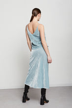 Load image into Gallery viewer, ottod-ame-velvet-skirt-in-mint-bowns
