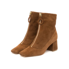 Load image into Gallery viewer, Rupert Sanderson Carlow Brown Suede Heeled Boot
