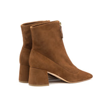 Load image into Gallery viewer, Rupert Sanderson Carlow Brown Suede Heeled Boot
