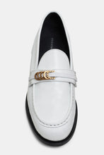 Load image into Gallery viewer, Dorothee Schumacher Modern Shine White Loafer
