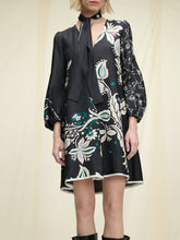 Load image into Gallery viewer, Dorothee-Schumacher-Flower-Whirl-Dress-with-Shawl

