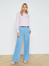 Load image into Gallery viewer, L-Agence-Cosette-Striped-Button-Down-Shirt
