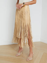 Load image into Gallery viewer, L-Agence-Women-s-Karolina-Fringe-Skirt
