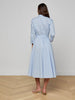 L'Agence Women's Ralphie Midi Dress in Light Blue