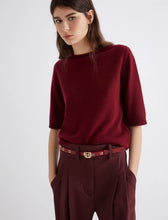Load image into Gallery viewer, Marella Women&#39;s MANTO Cashmere Sweater in Bordeaux
