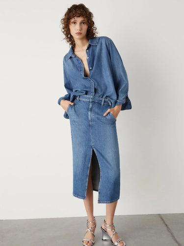 Marella-Cast-Denim-Skirt