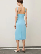 Load image into Gallery viewer, Marella-Roxs-Slim-Fit-Dress-in-Blue
