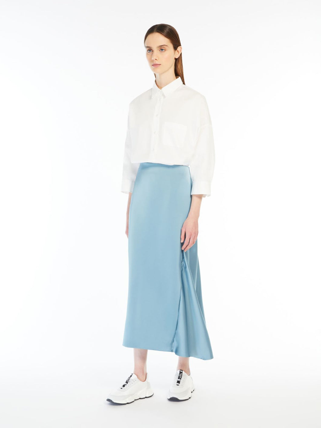 MaxMara-Weekend-Women-s-Fluid-Aia-Satin-Skirt-3