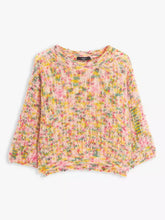 Load image into Gallery viewer, Maxmara Weekend Tessile Multi Colour Cropped Knit Jumper
