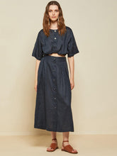 Load image into Gallery viewer, Otto-d-Ame-Linen-Long-Skirt
