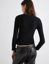 Load image into Gallery viewer, Marella Women&#39;s PAIOLO Cotton Mini Cardigan in Black
