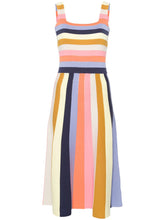 Load image into Gallery viewer, PS-Paul-Smith-Striped-Knitted-Midi-Dress
