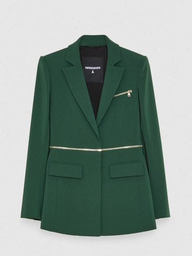 Patrizia-Pepe-Essential-Jacket-with-Zipper-Tuscany-Green