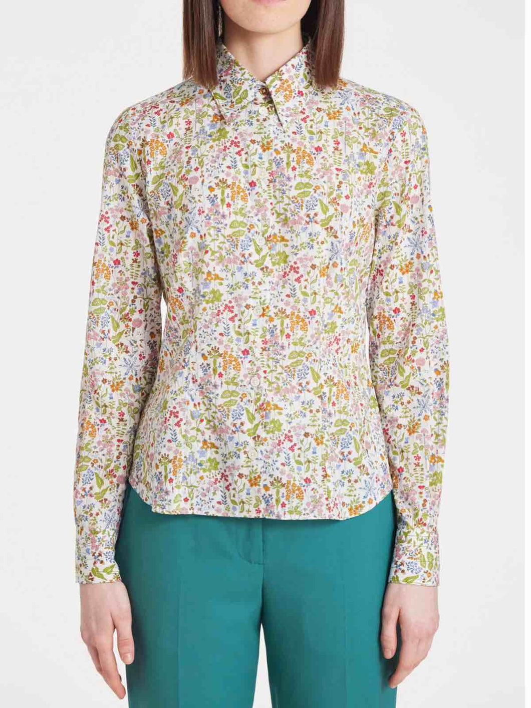 Paul-Smith-White-Liberty-Floral-Fitted-Shirt