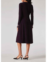 Load image into Gallery viewer, Paul-Smith-Women-s-Aubergine-jersey-Shirt-Dress

