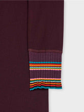 Load image into Gallery viewer, Paul-Smith-Women-s-Aubergine-jersey-Shirt-Dress
