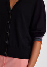 Load image into Gallery viewer, Paul Smith Black Glitter Detail Cardigan
