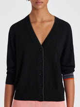 Load image into Gallery viewer, Paul Smith Black Glitter Detail Cardigan
