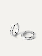 Load image into Gallery viewer, PdPaola-Viena-Silver-Hoops-5
