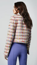 Load image into Gallery viewer, SMYTHE Box Chain Lilac Multi Colour Tweed Jacket
