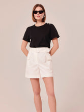Load image into Gallery viewer, Tara-Jarmon-Tampa-Black-Jersey-T-Shirt
