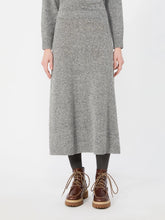 Load image into Gallery viewer, WE5306016206001-a-weekend-by-maxmara-wkdborgia-womens-flared-skirt-in-wool-blend-tweed-medium-grey
