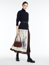 Load image into Gallery viewer, Weekend-by-maxmara-Wool-Cotton-Basketweave-Skirt
