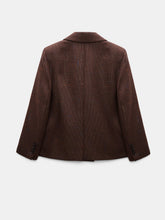 Load image into Gallery viewer, dorothee-schumacher-womens-casual-attraction-jacket-in-cinnamon-tweed
