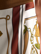 Load image into Gallery viewer, dorothee-schumacher-womens-cosmic-funghi-skirt-in-brown-ribbon-scarf
