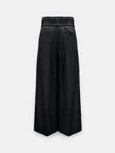 Load image into Gallery viewer, dorothee-schumacher-womens-emotional-essence-culottes-in-punto-milano-navy
