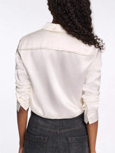 Load image into Gallery viewer, dorothee-schumacher-womens-sense-of-shine-popover-blouse-in-silk-satin
