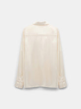 Load image into Gallery viewer, dorothee-schumacher-womens-sense-of-shine-popover-blouse-in-silk-satin
