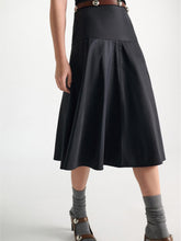 Load image into Gallery viewer, dorothee-schumacher-womens-sporty-elegance-skirt-in-midnight-navy
