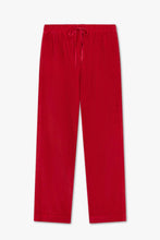 Load image into Gallery viewer, hartford-womens-peyo-seersucker-corduroy-trousers-in-red
