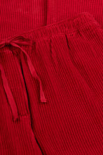 Load image into Gallery viewer, hartford-womens-peyo-seersucker-corduroy-trousers-in-red
