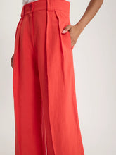 Load image into Gallery viewer, ines-de-la-fressange-womens-red-marlene-trousers
