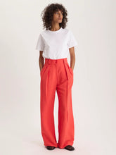 Load image into Gallery viewer, ines-de-la-fressange-womens-red-marlene-trousers

