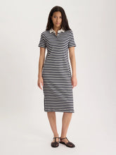 Load image into Gallery viewer, ines-de-la-fressange-womens-romane-cotton-polo-dress
