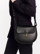 Load image into Gallery viewer, ines-de-la-fressange-womens-senda-black-leather-bag
