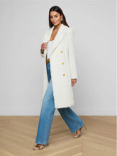 Load image into Gallery viewer, lagence-womens-cooper-tweed-trench-coat-in-vintage-white
